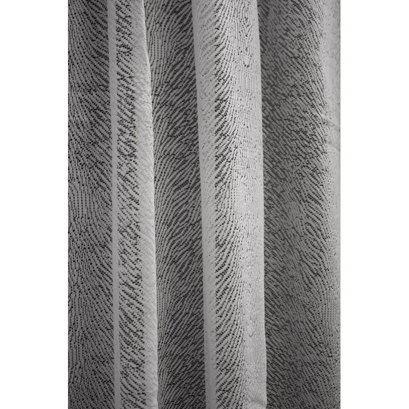 Firana z kółkami żakard WOW CHIC 140x270 off-whi